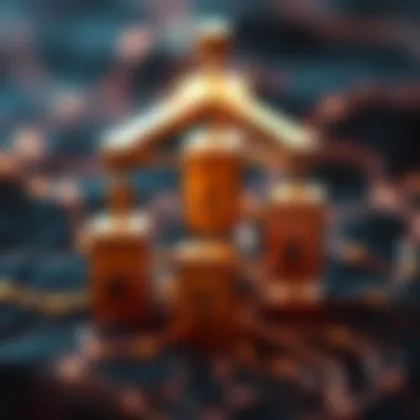 Data Structure of Blockchain Diagram illustrating data blocks linked together