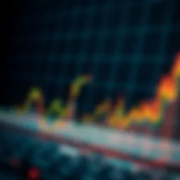 Market volatility illustrated through dynamic crypto graphs