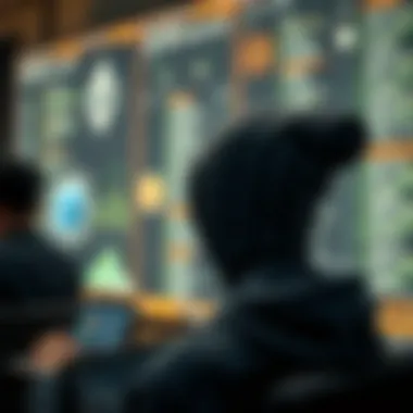 Illustration of developers engaging with Ethereum