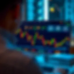A sleek digital interface showcasing cryptocurrency trading options