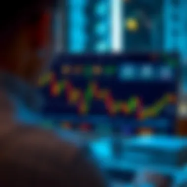 Innovative Trading Interface A sleek digital interface showcasing cryptocurrency trading options