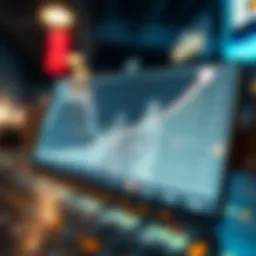 Graph illustrating the evolution of digital commerce through the years