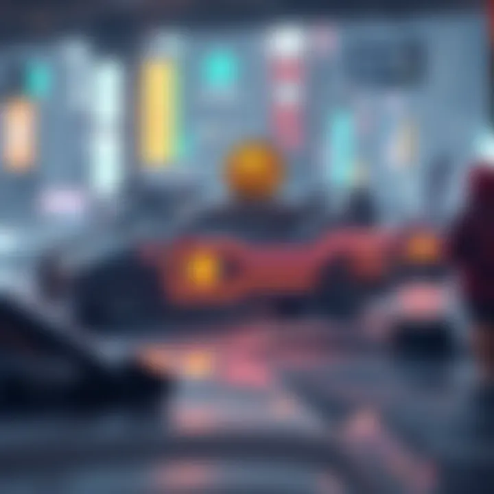 Visual representation of digital economy impact