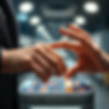 Security features of e hand platform