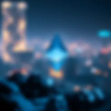 Conceptual illustration of Ethereum 2.0 launch