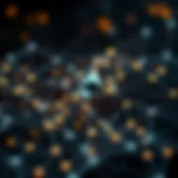 Visual representation of Ethereum's network architecture