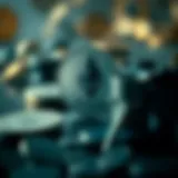 Ethereum cryptocurrency concept visual