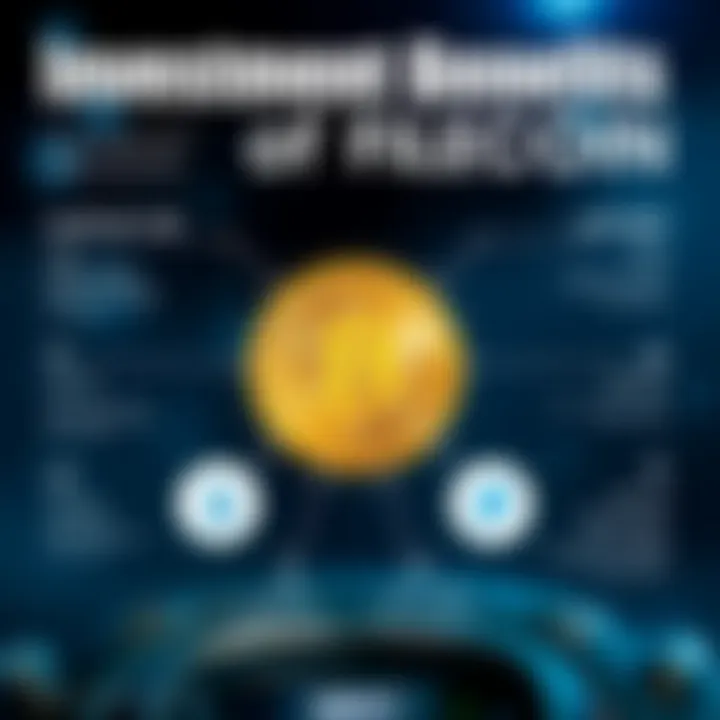 An infographic illustrating the benefits of investing in Filecoin