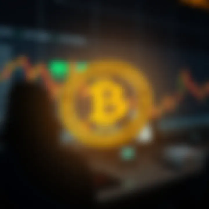 Fraudulent Activity in Cryptocurrency Market A visual representation of a cryptocurrency market showing signs of fraudulent activity.