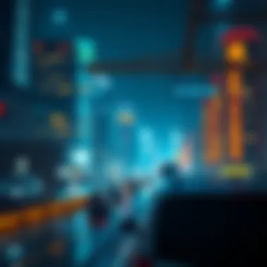 The Future of Smart Contracts Futuristic depiction of the impact of smart contracts on future industries