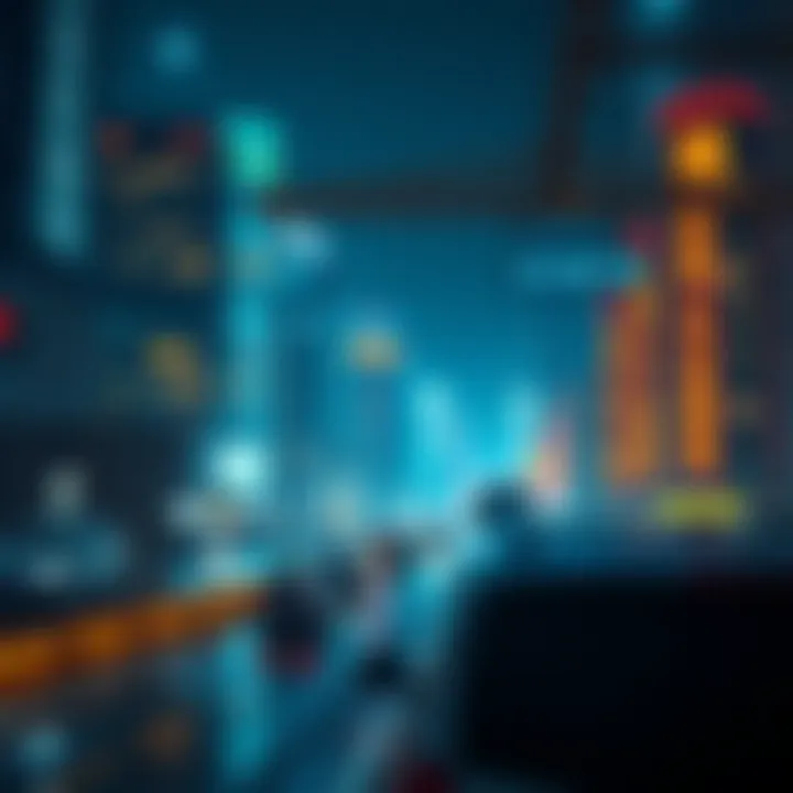 The Future of Smart Contracts Futuristic depiction of the impact of smart contracts on future industries