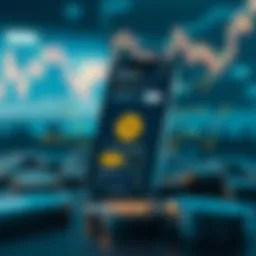 Illustration depicting cryptocurrency management features