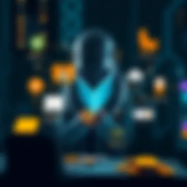 Use Cases of MetaMask in Cryptocurrency Illustration depicting various use cases of MetaMask in the crypto ecosystem