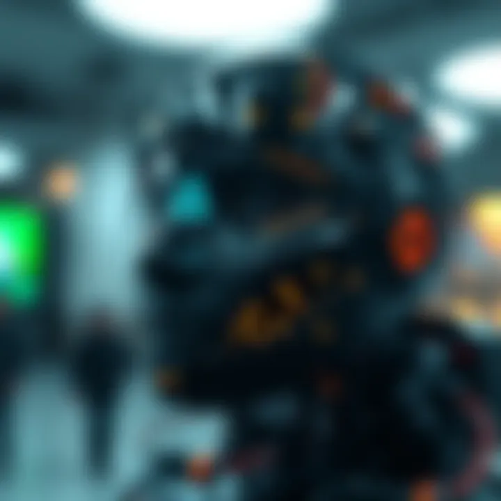 AI Filter in Image Recognition Visualization of AI filter in image recognition