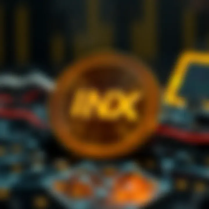 Blockchain Technology Behind INX Coin Visual depiction of blockchain technology supporting INX coin's infrastructure