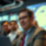 Portrait of Jay Powell engaging with cryptocurrency experts