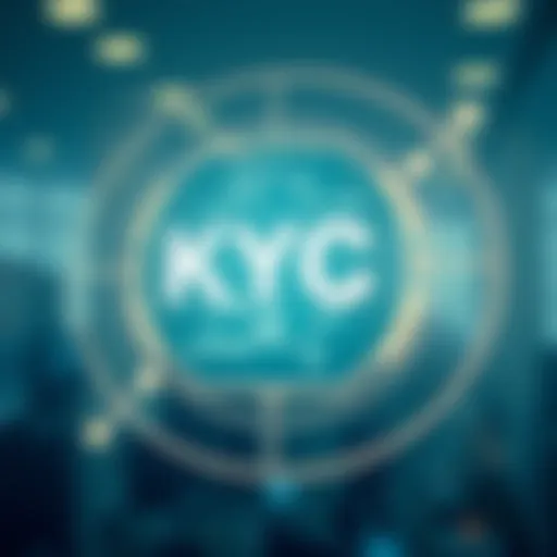 Visual representation of KYC processes in finance