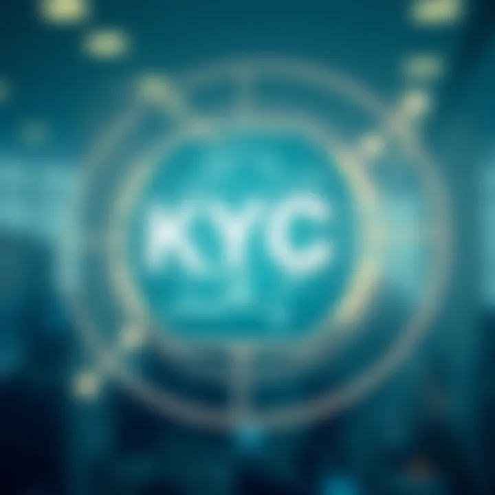 Understanding KYC in Financial Institutions Visual representation of KYC processes in finance