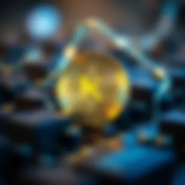 Blockchain Technology of KZN Coin Visual representation of blockchain technology used by KZN Coin