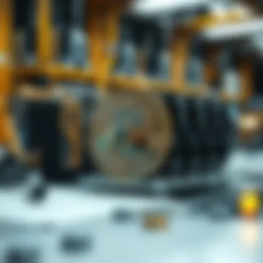 Cutting-edge Bitcoin Mining Technology Innovative mining technology in action