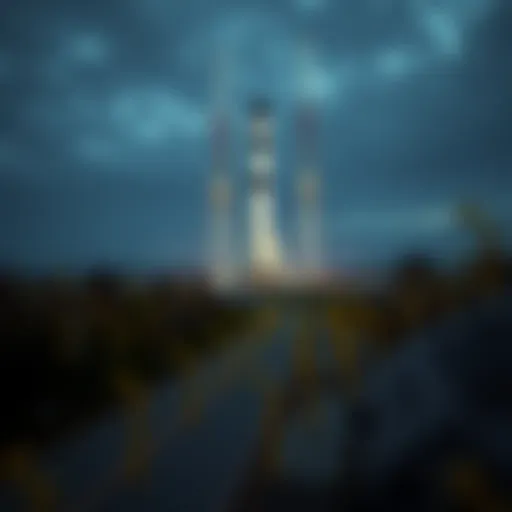 Launch Pad Concept in Cryptocurrency A conceptual illustration representing a launch pad in cryptocurrency