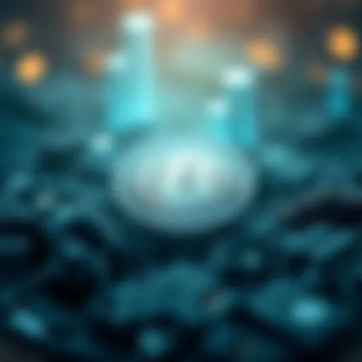 Conceptual representation of LDO Coin in DeFi ecosystem