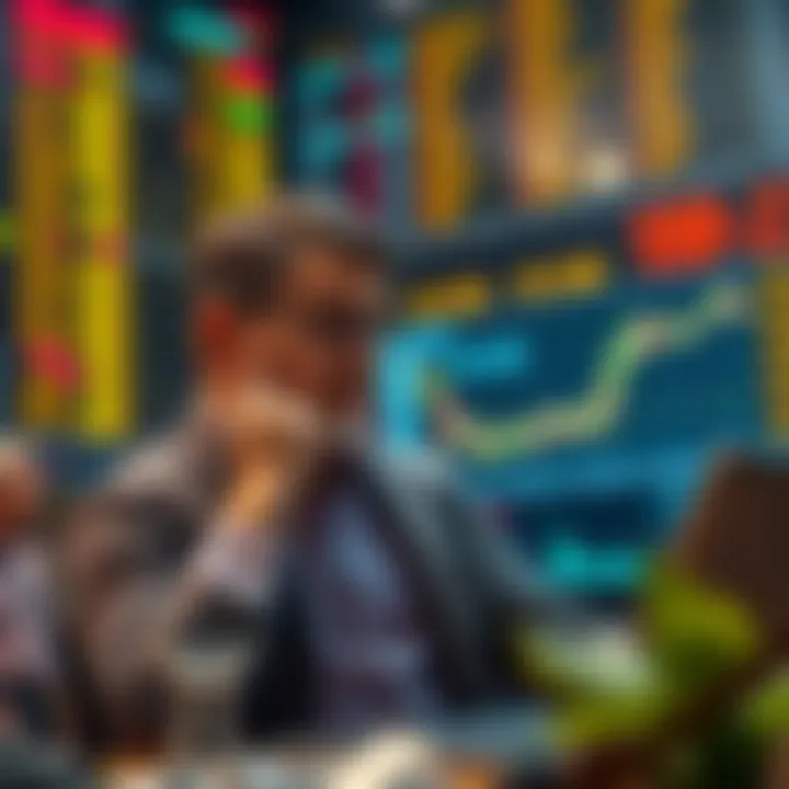 Analyzing Market Trends for Long-Term Success A thoughtful investor analyzing market trends for long-term strategies