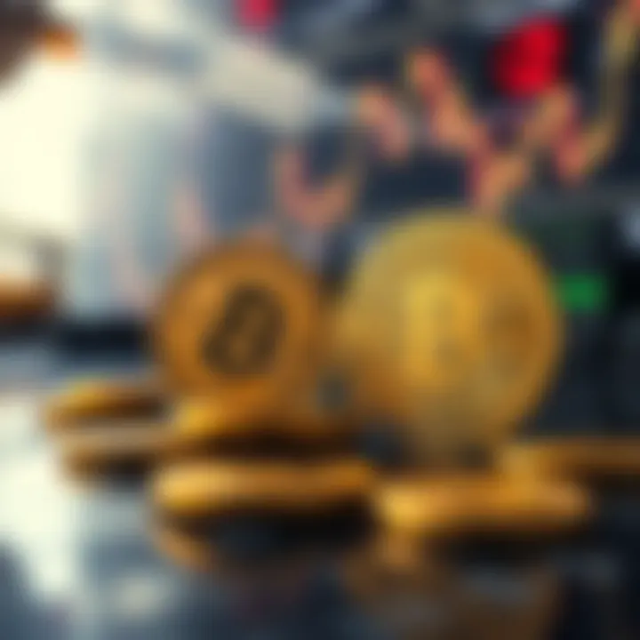 Symbolic representation of cryptocurrency market