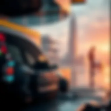 Future Possibilities for LooksRare Futuristic concept art representing potential future developments of LooksRare