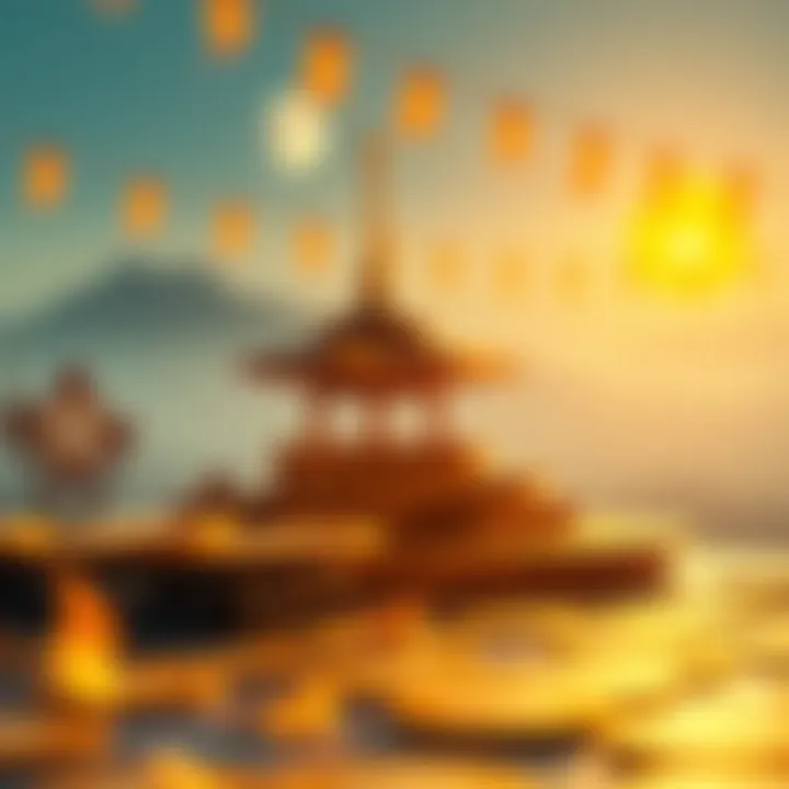 Illustration showcasing the benefits of Luna staking