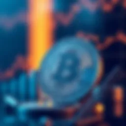 Conceptual representation of market capitalization in cryptocurrency