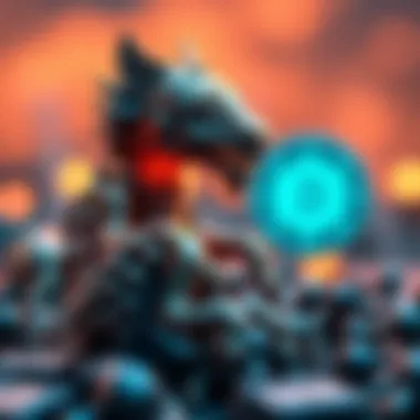 NFTs and Blockchain: A Symbiotic Relationship Illustration showing the relationship between NFTs and blockchain technology