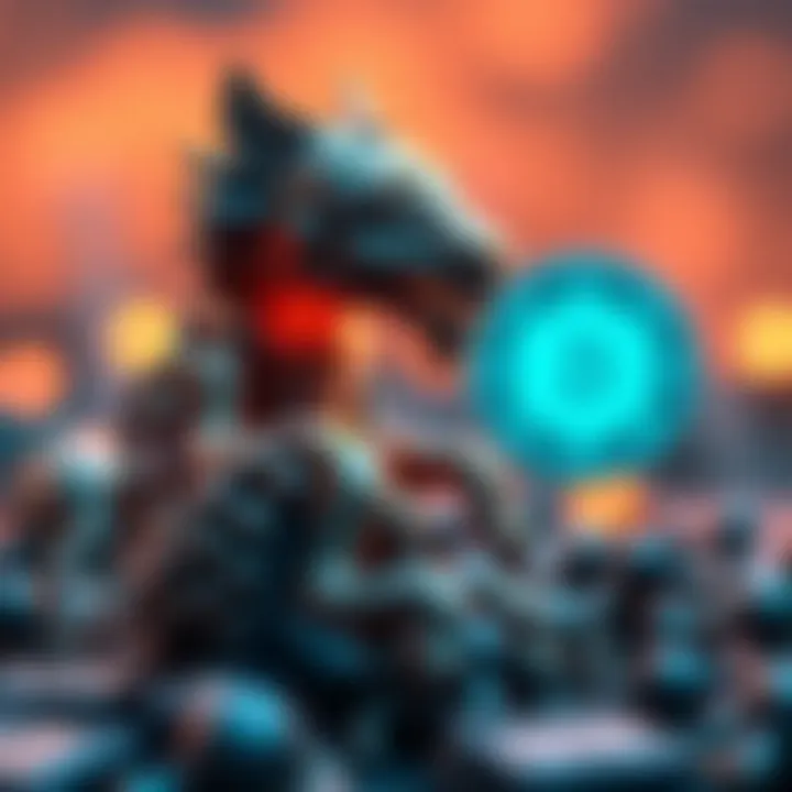 NFTs and Blockchain: A Symbiotic Relationship Illustration showing the relationship between NFTs and blockchain technology