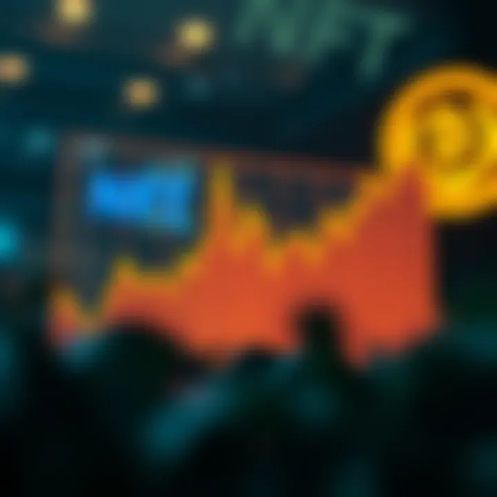 Visualizing NFT Market Trends Graph showing NFT market trends and growth