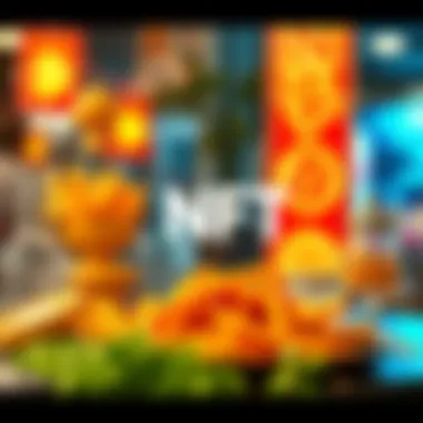 Illustration of various use cases for NFTs