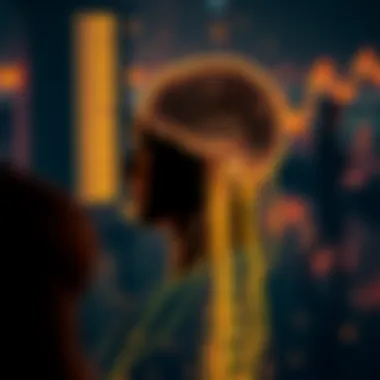 Conceptual image depicting psychological impacts on investors