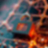 A visual representation of quantum encryption technology