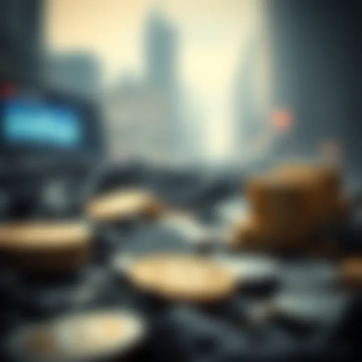 Conceptual illustration of resilience in digital currencies