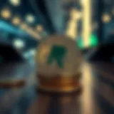 Conceptual representation of Robinhood Coin as a digital currency