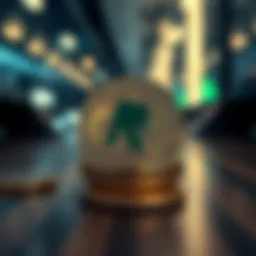 Conceptual representation of Robinhood Coin as a digital currency