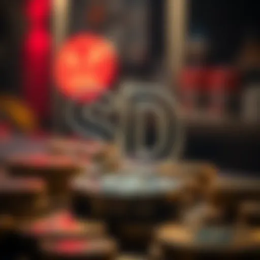 Conceptual illustration of SD ratio in finance