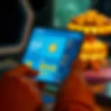 A digital wallet interface showcasing various features and assets