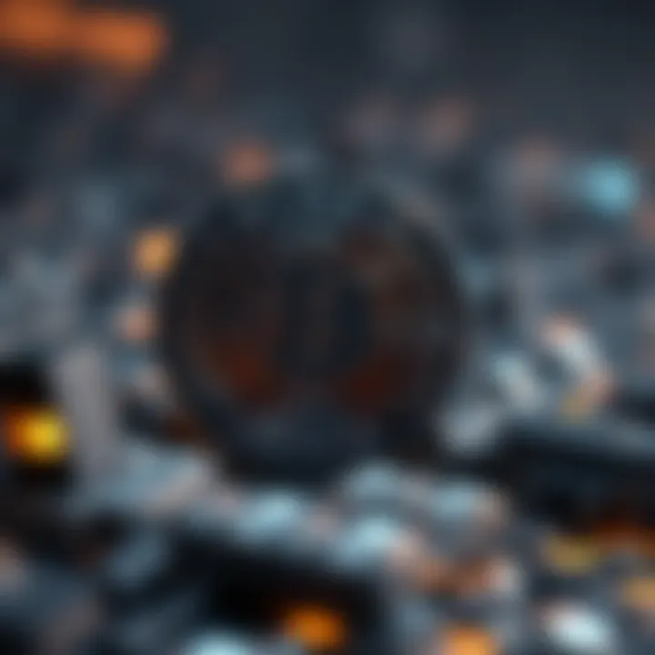 Technological Background of STRK Coin A visual representation of the technological background supporting STRK coin