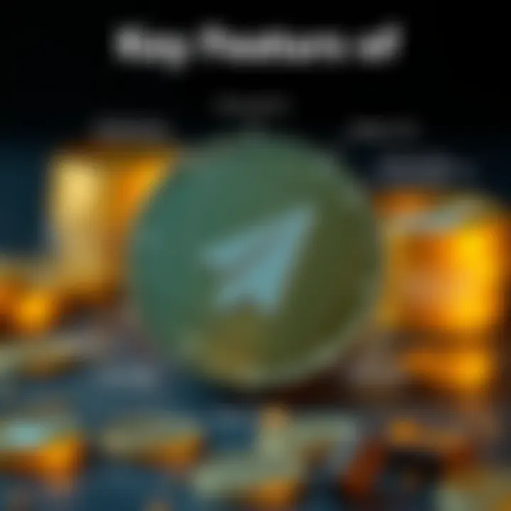 Key Features of Telegram Coin Infographic showcasing the features of Telegram Coin