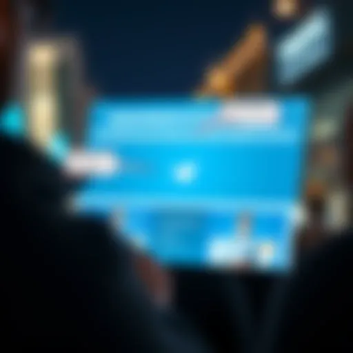 Exploring the Search Interface of Telegram Illustration depicting Telegram search interface with highlighted features