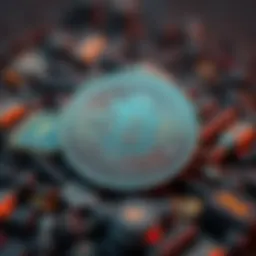 Conceptual representation of tokenization in cryptocurrency