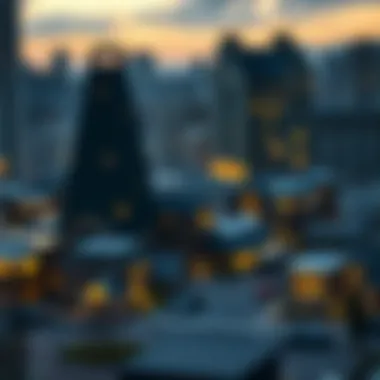 Conceptual representation of tokenized real estate