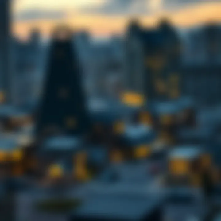 Conceptual representation of tokenized real estate