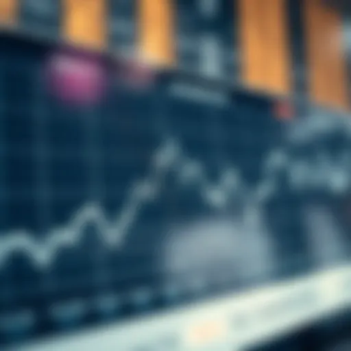 Graph depicting the fluctuations of the US exchange rate over time