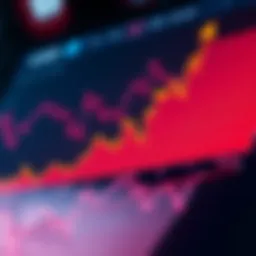 Graph showing the fluctuation of USD and RUB exchange rates